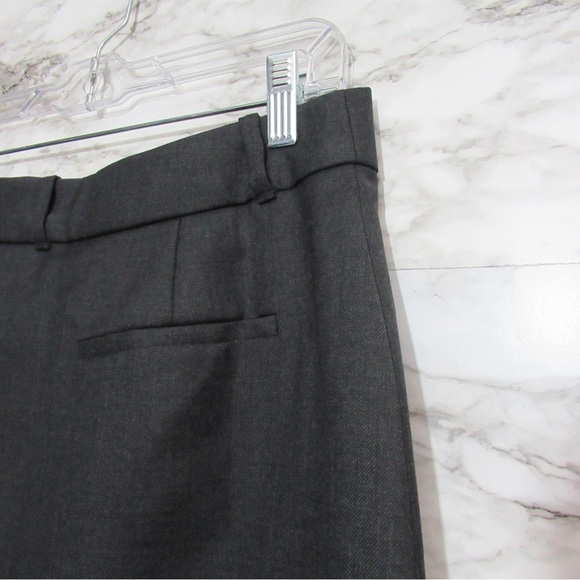 L.L. Bean Classic Fit Straight Wool Skirt Size 10 Petite Gray - Picture 3 of 12